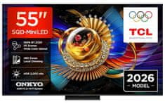 55Q7D Pro 4K UHD televizor, SQD-Mini LED, GoogleTV