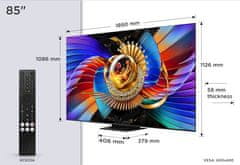 TCL 85Q7D Pro 4K UHD TV, SQD-Mini LED, GoogleTV