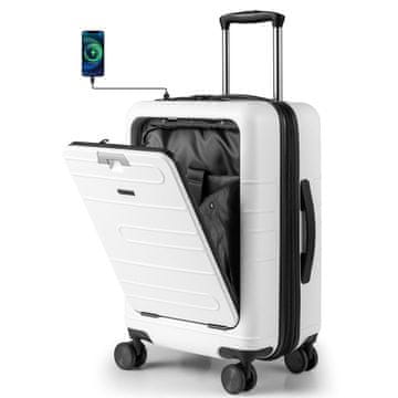 Northix Proširiva kabinska prtljaga 20" PC tvrda školjka TSA USB kotači