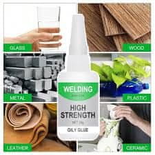 HOME & MARKER® Univerzalno trenutno ljepilo za popravke, vodootporno i otporno na udarce, za plastiku, drvo i metal | GLUERA