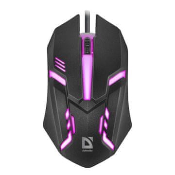 Defender Cyber MB-560L gaming RGB crni miš