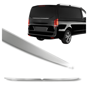Obloga prozora prtljažnika, nehrđajući čelik, kromirana, MERCEDES Vito W447 od 2014.-