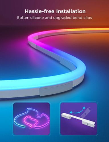 Bijeli metalni nosači za Govee Neon
