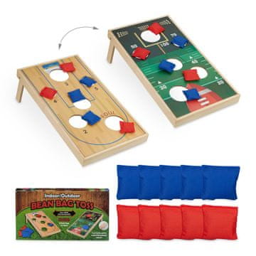 Northix Igra bacanja Cornhole 11 komada ploča i vreće s pijeskom
