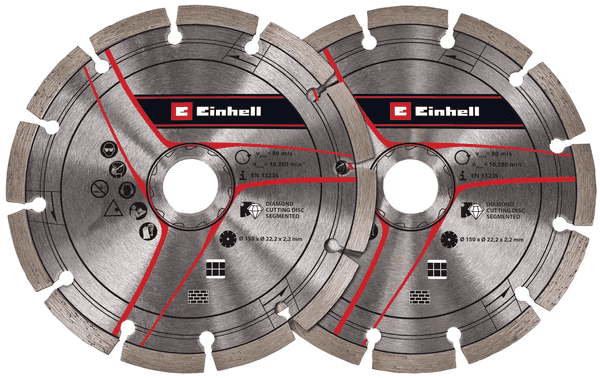 Einhell komplet dijamantnih reznih ploča 150 mm
