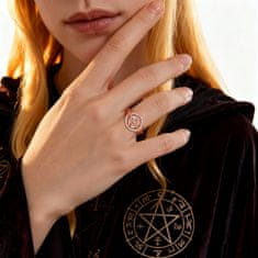 VIVVA® Prsten od legure u ružičastom zlatu s ukrasnim kamenčićima, elegantan dizajn za svakodnevno nošenje | LOORIE 12