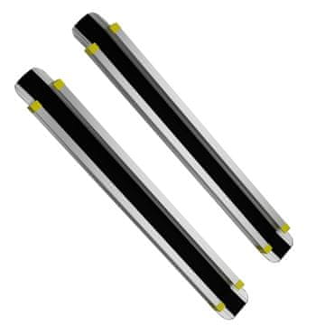 Northix Teleskopska rampa za invalidska kolica aluminij 270 kg 152 cm