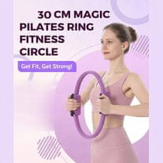 SOLFIT® Pilates prsten za vježbanje i oblikovanje mišića, neklizajuće ručke, lagan fitness rekvizit za kućni trening | FITSTRA