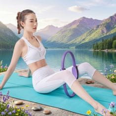 SOLFIT® Pilates prsten za vježbanje i oblikovanje mišića, neklizajuće ručke, lagan fitness rekvizit za kućni trening | FITSTRA