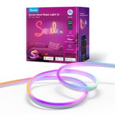 Govee Neon Rope Light 2S svjetlosna traka, RGBIC, bijeli, 4 m