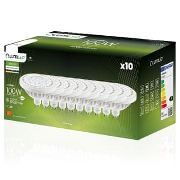 LUMILED 10x LED žarulja GU10 reflektor ES111 15W = 100W 1521lm 4000K Neutralno 38° osvjetljenje