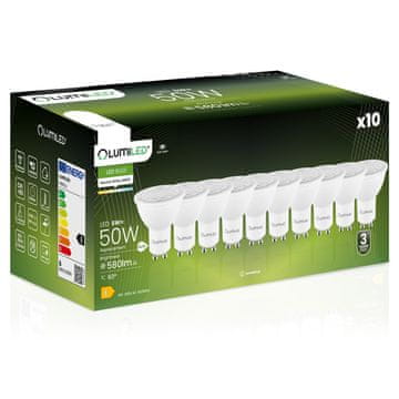 LUMILED 10x LED žarulja GU10 reflektor PAR16 6W = 50W 580lm 4000K Neutralno 24° 36° 60° osvjetljenje
