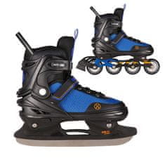 Nils Extreme NH18188A 2u1 crno-narančaste role veličine L (39-43) s dimenzijama Nils Extreme hokejaške letvice