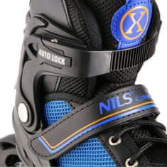 Nils Extreme NH18188A 2u1 crno-narančaste role veličine L (39-43) s dimenzijama Nils Extreme hokejaške letvice