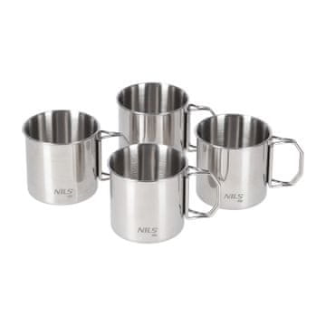 NC1762 SET OD ČETIRI ŠALICE OD NEHRĐAJUĆEG ČELIKA