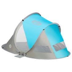 NILS CAMP NC3142 plavi šator za plažu koji se sam postavlja s podnim nitovima