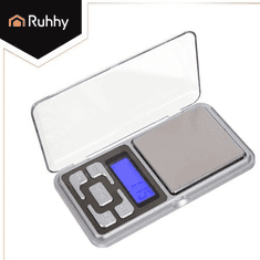 Ruhhy Precizna vaga RUHHY, 200g/0,01g, LCD, siva boja