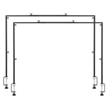 VEVOR Stolni stalak za arhivu podesive visine 33x71x1067 cm crni