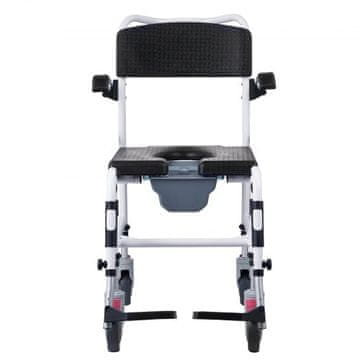 VEVOR Tuš WC stolica za invalide 430x440x45 mm podesiva visina plava