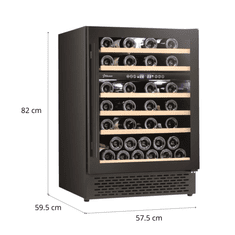 STARCREST SWN-13851DZ Podpultni ugradbeni hladnjak za vino