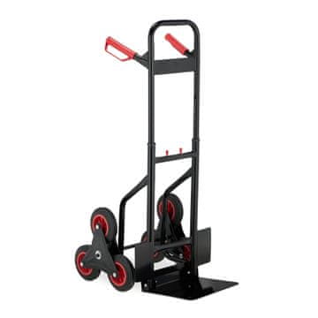 Northix Kamion za vreće penjač stepenice 150 kg čelični crni
