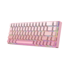 White Shark GK-007411 NUNCHAKU roza mehanička gaming tipkovnica US layout crveno-sivi gradient