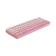 White Shark GK-007411 NUNCHAKU roza mehanička gaming tipkovnica US layout crveno-sivi gradient