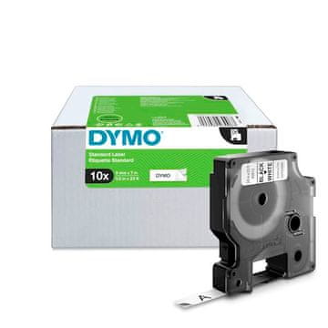 Dymo D1 traka 9 mm, crna na bijeloj, 10/1