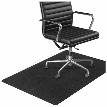 Zaštitna podloga ispod stolice 0,5 mm 90x130 cm crna, podloga za učenike, stolni namještaj