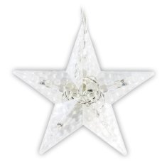 Zolta LED zavjese, zvijezde, pahuljice za prozor, šarene lampe, božićna svjetla