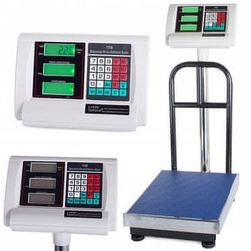 Verkgroup Digitalna baterijska 4000mAh LCD skladišna vaga 100kg-20g osvijetljena