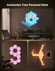 Govee Glide Hexagon LED svjetlosne ploče, Ultra Expansion 1 pakiranje
