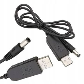Rosfix USB Pretvornik Na Dc 5,5X2,1MM – Step Up 5V Na 9V, 0,8–1A, Kabel 100 CM | Za Routere