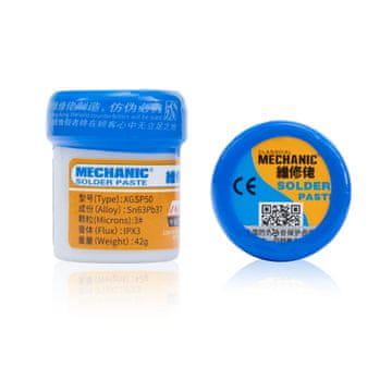 Rosfix Xgsp50 Pasta Za Lemljenje – No-Clean, Srebrna Formula Za Bga | 42 g, 183°C, Sn63Pb37, 25–38 µM