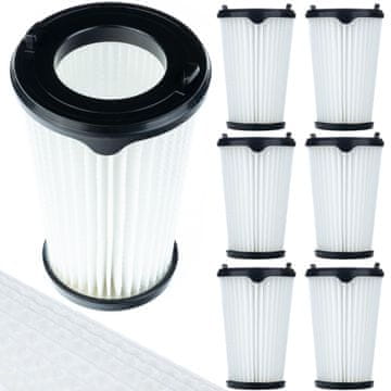 Rosfix Zamjenski Filtar Ef150 – Kompatibilno S Electrolux Ergorapido, Aeg | 6 Kom, Zmywalni, Poliester