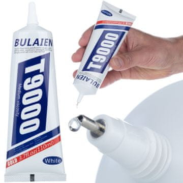 Rosfix Klej T-9000 110 ML – Višenamjenski Prozirni Ljepilo | Metal, Staklo, Plastika, Tkanine