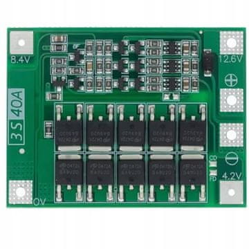 Rosfix Modul Punjenja Li-Ion 3S 40A – 12,6V | Zaštita Baterije, Balansiranje, 60X41X3,4MM