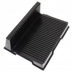 Rosfix Stalak Tipa l – Antistatički Stalak Za Tiskane Ploče, 25 Džepova | 270X205X90 MM, Površinski Otpor 10^4–10^9 Ω