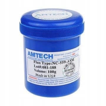 Rosfix Topnik Za Lemljenje Amtech Nc-559-Asm – Gel Konzistencija, No-Clean, UV Sastojak | 100G