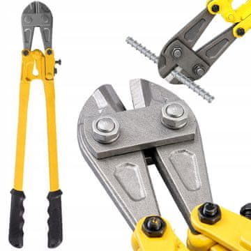 Rosfix 18" Kliješta Za Rezanje Šipki – Hartirane Čelične Oštrice, Reže Do 6 MM | 450 MM, Drška 350 MM, 1.33 KG