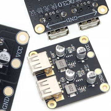 Rosfix Prijenosni USB Punjač 2-Kanalni Step Down – 6V-24V Na 5V 3A | Za Auto, Brod, Kamper