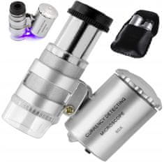 Verkgroup Mini džepni LED UV mikroskop za nakit 60x