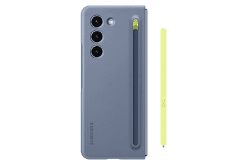 Samsung Original Slim S Pen Case Silikonska maskica EF-OF94PCLE za Galaxy Z Fold 5 - moder s pisalom