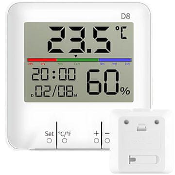 Verkgroup Digitalni LCD termometar i higrometar s mogućnošću podešavanja na dodir