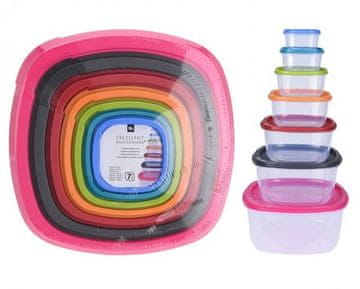 EXCELLENT Posuda za hranu set posuda za hranu KO-911000160 COLORS, 7 komada