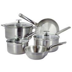 de Buyer Set posuđa 3601.03, ALCHIMY, set, lonac s poklopcem 24 cm, 2 lonca s poklopcima 16/20 cm, 2 tave 24 cm