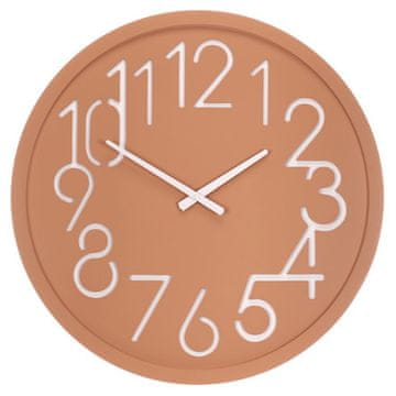 Autronic Zidni sat pr. 60 cm, MDF, krem ??(HW4023 CRM)