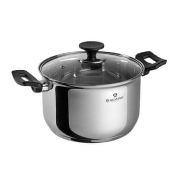 Blaumann Lonac od nehrđajućeg čelika s poklopcem BL-3855, 20 cm, Gourmet Line
