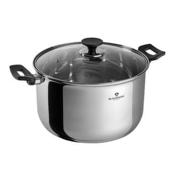 Blaumann Lonac od nehrđajućeg čelika s poklopcem BL-3857 26 cm Gourmet Line
