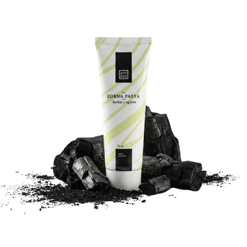 AVIUM kozmetika Prirodna zubna pasta Herbal s aktivnim ugljenom, 75 ml